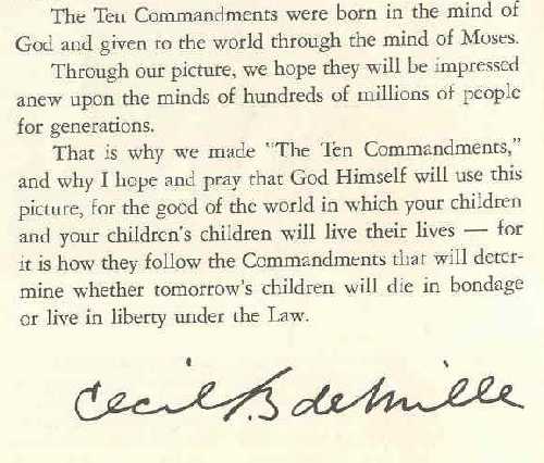 THE TEN COMMANDMENTS