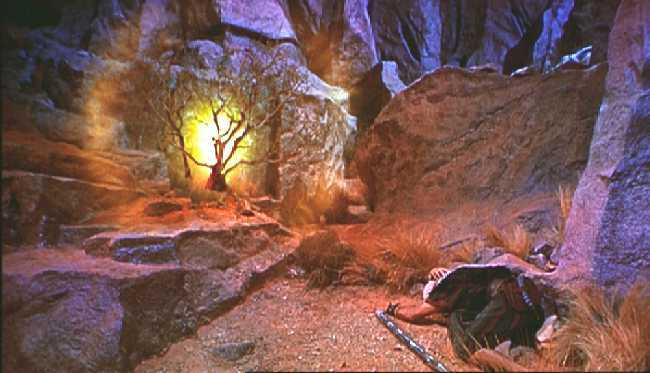 MOISES FRENTE A LA ZARZA ARDIENTE